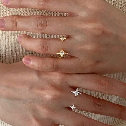 Starlit Wish Ring in Silver