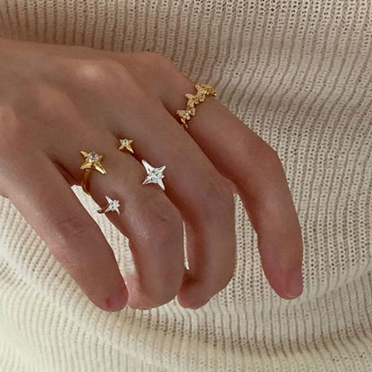 Starlit Wish Ring in Silver