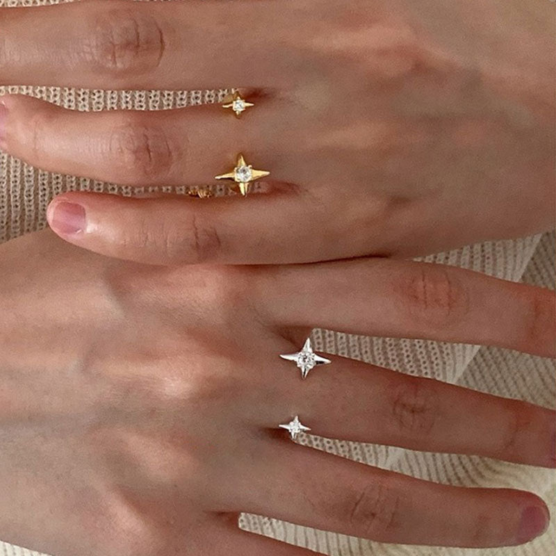 Starlit Wish Ring in Silver