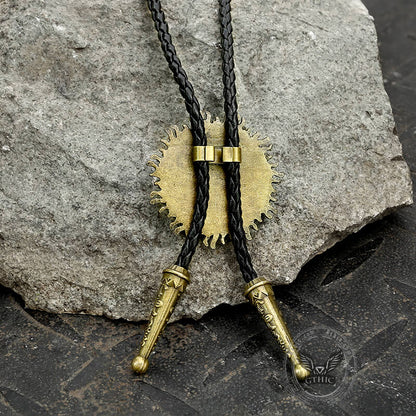 Sun Design Gem-set Alloy Bolo Tie