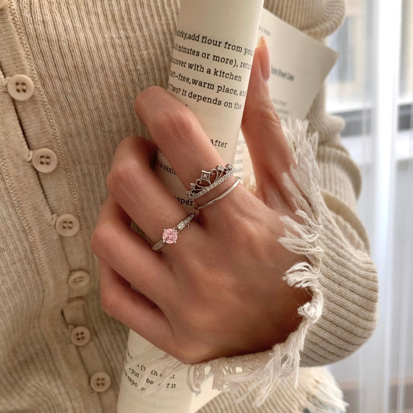 Tiara of Serenity Ring Set