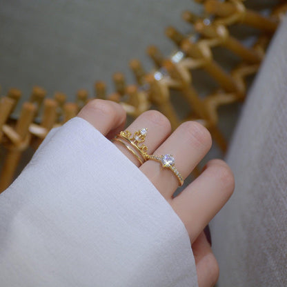 [sample ] Tiara Ring Set