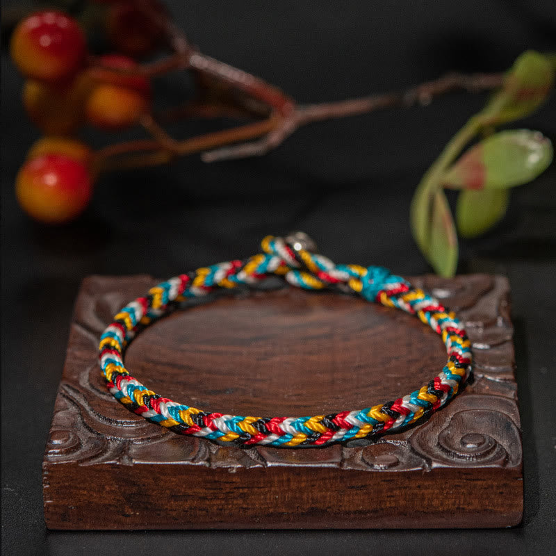 Tibet Handmade Red String Protection Bracelet 16cm