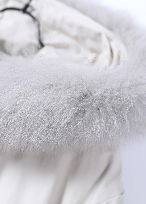 Loose Fitting Warm Winter Coat Hooded Drawstring Parkas
