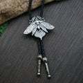 Moth Gothic Zinc Alloy Bolo Tie