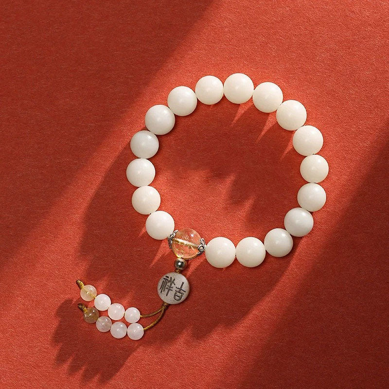 Obsidian Wrist Mala Bracelet for Meditation & Peace