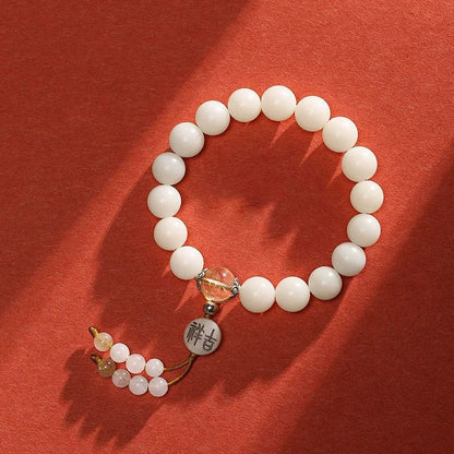 Obsidian Wrist Mala Bracelet for Meditation & Peace