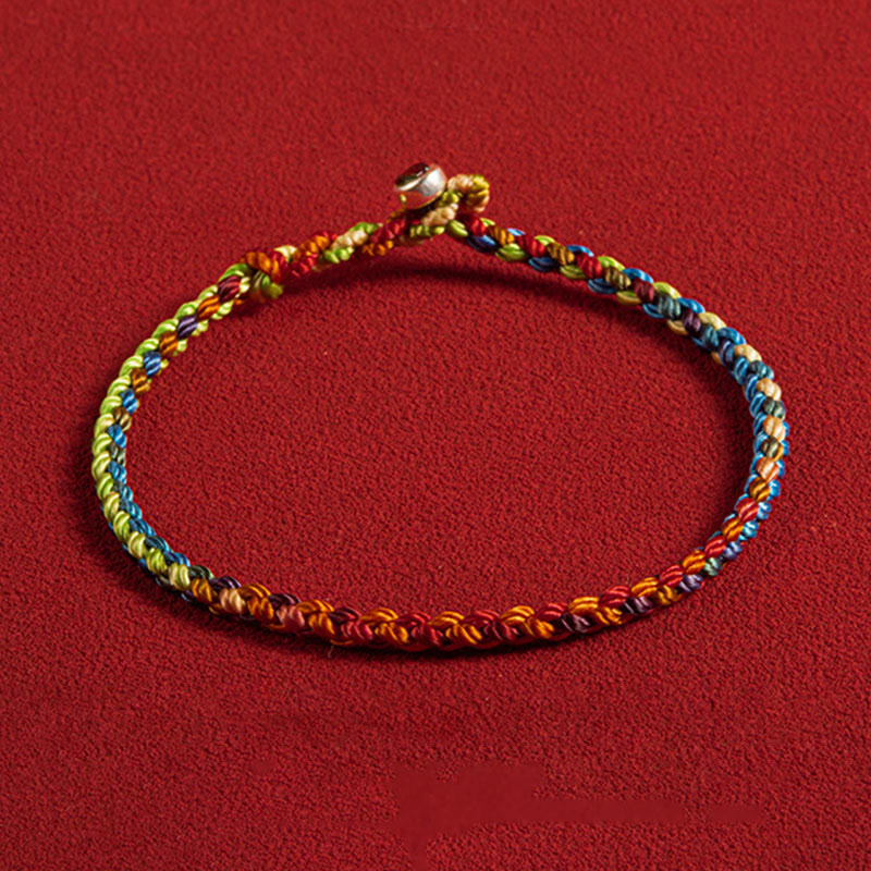 Red String Bracelet With Silver | Peace and Protection