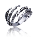 Ring in Alternative Style / Retro Punk Open Ring With Dragon Claw