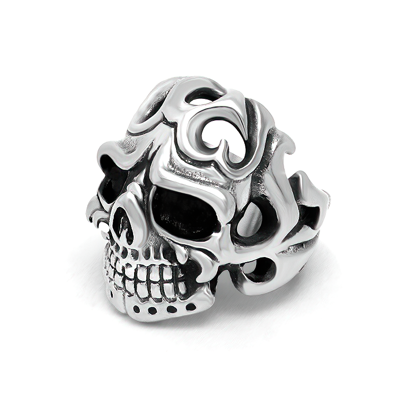 Stainless Steel Gothic Ring / Jewellery Ring With Skull