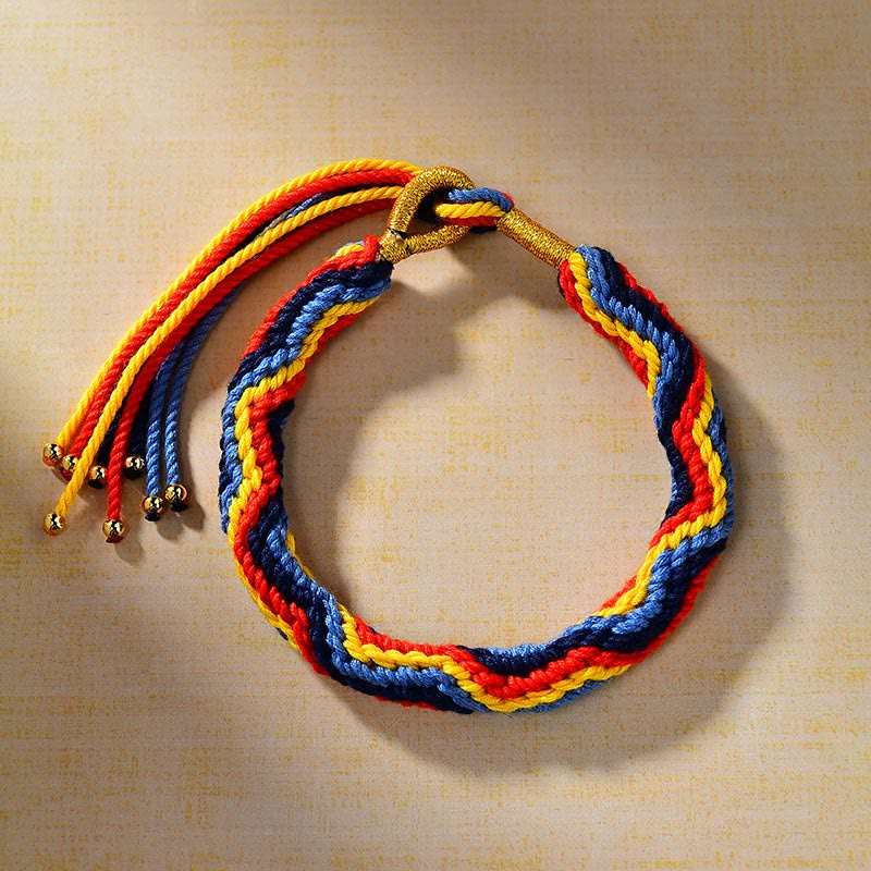 Tibetan Colored Rope Luck Red String Bracelet