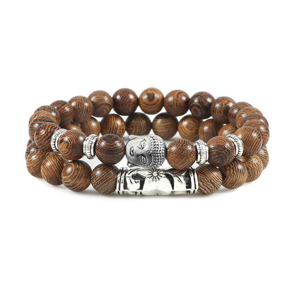 Tiger Eye & Red Turquoise Protection Bracelet Set
