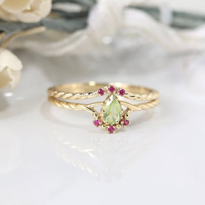 Verdant Reverie Ring Set