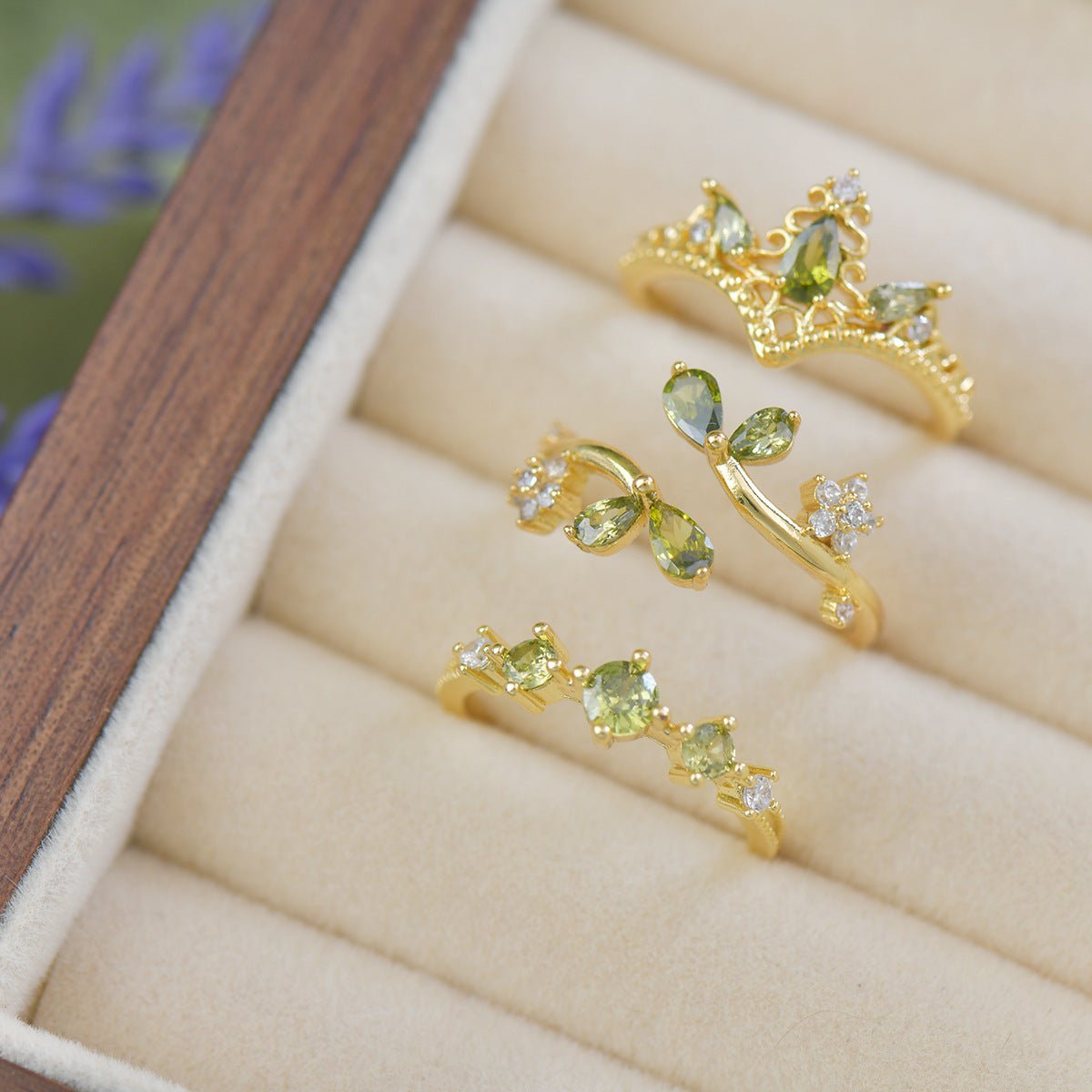 Verdant Crown Ring