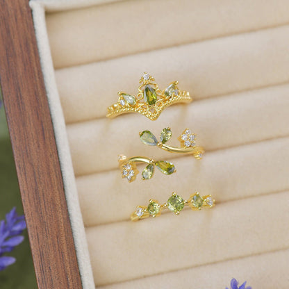 Verdant Crown Ring