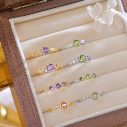 Verdant Trilogy Ring