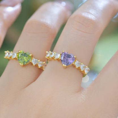 Verde Heart Ring