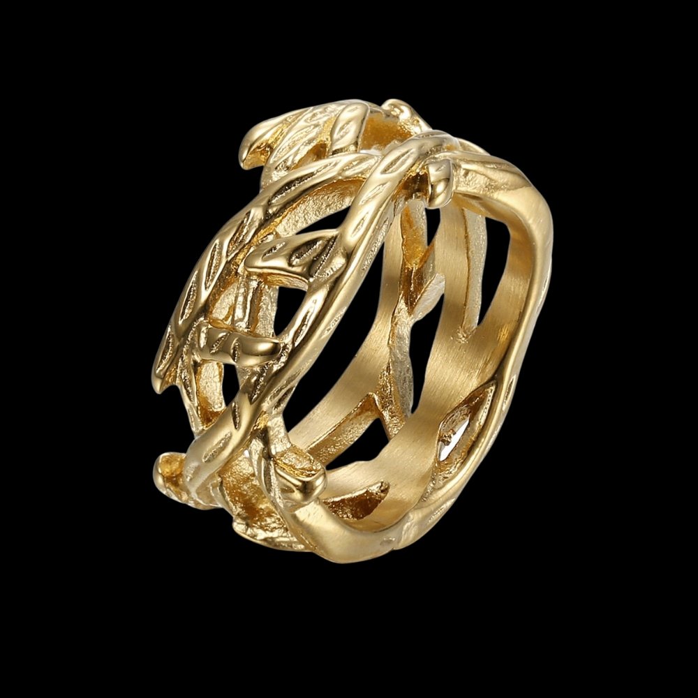 Victory Olive Branch Ring