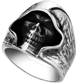 316l Stainless Steel Zombie Skeleton Ring / Unique Jewelry in Punk Style