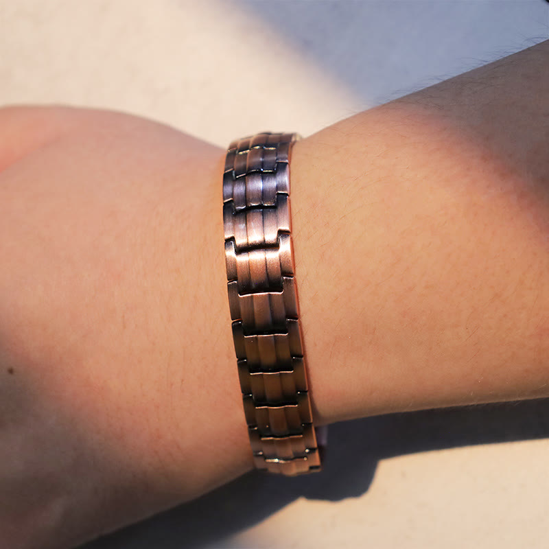 Magnetic Copper Cuff Bracelet for Spiritual Healing