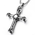 Pendant Cross With 925 Sterling Silver / Gothic Jewelry for and