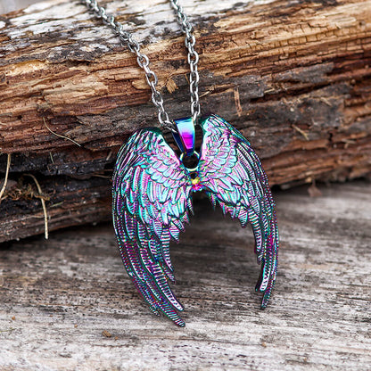 Angel Wings Stainless Steel Pendant