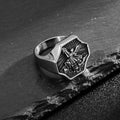 Archangel Saint Michael Stainless Steel Ring