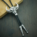 Bull Head Western Cowboy Zinc Alloy Bolo Tie