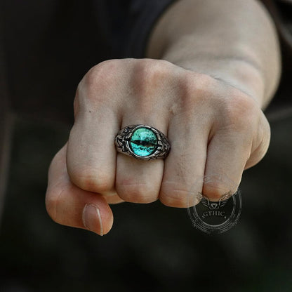 Dragon Eye Stainless Steel Ring