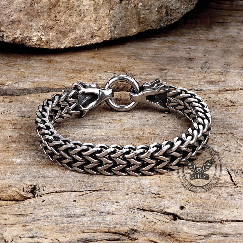 Dragon Head Stainless Steel Bracelet