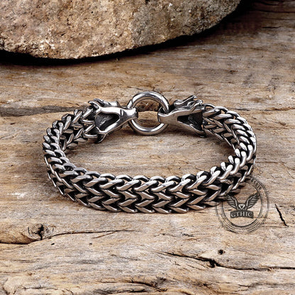Dragon Head Stainless Steel Bracelet
