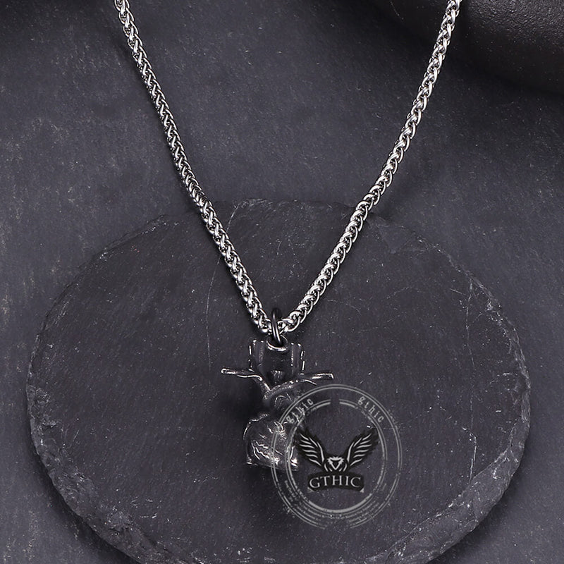 Heart Shape Stainless Steel Pendant