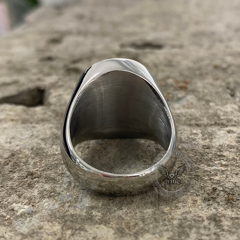 Hobo Skeleton Stainless Steel Ring