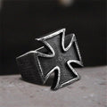 Iron Cross Stainless Steel Ring