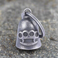 Knuckle Shape Guardian Bell Stainless Steel Keychain