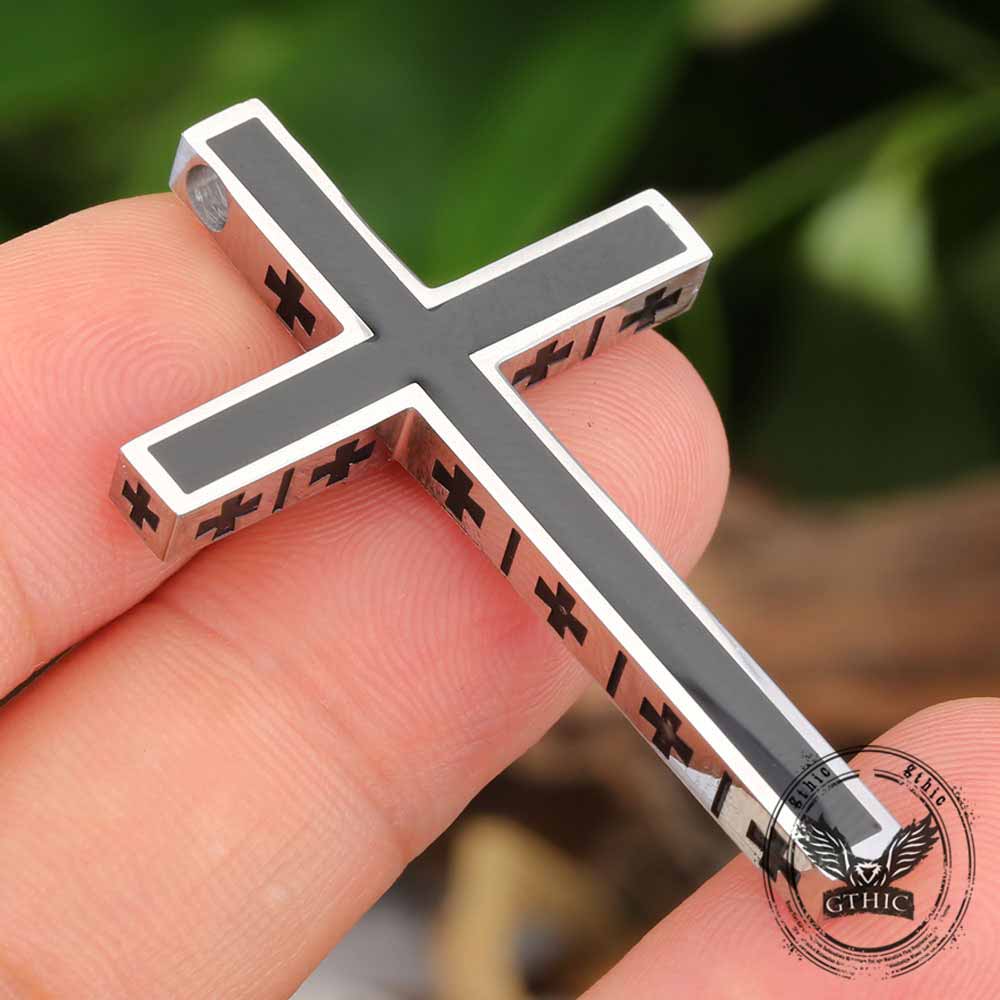 Multiple Cross Stainless Steel Pendant