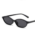 Oval Small Frame Sun Visor Ac Sunglasses