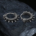 Skull and Thorns Stainless Steel Earrings