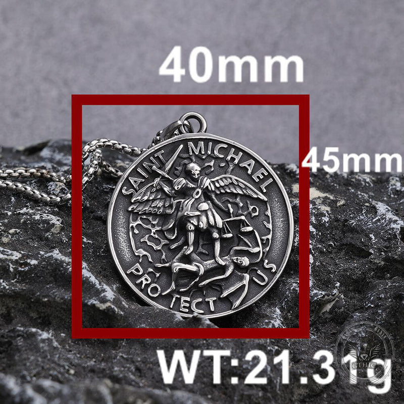 St. Michael Archangel Stainless Steel Sacred Pendant