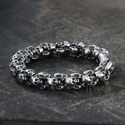 Stainless Steel Skull Bracelet