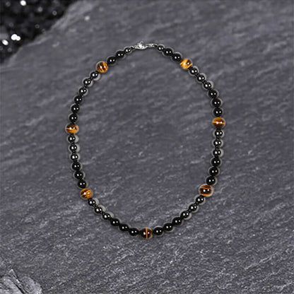 Tiger Eye Stone ���s Bead Necklace