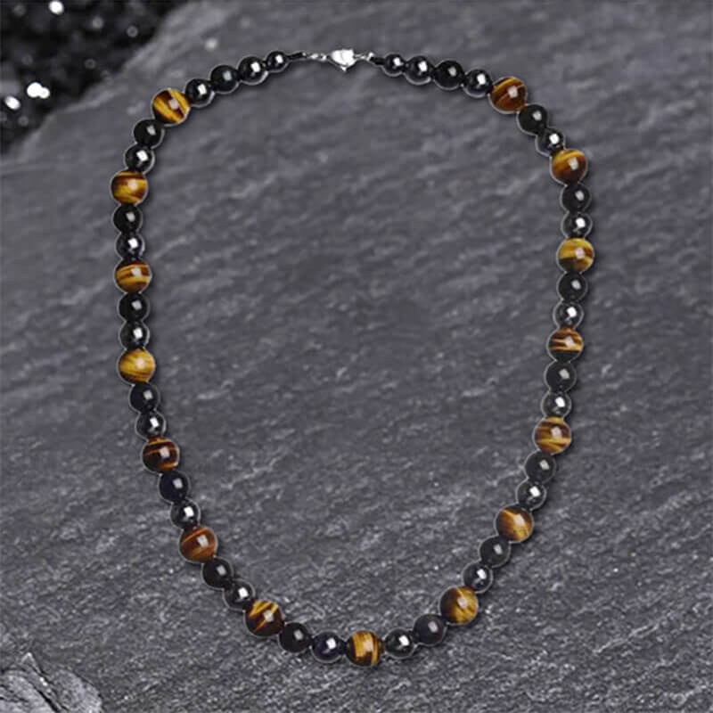 Tiger Eye Stone ���s Bead Necklace