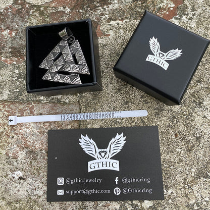 Valknut Stainless Steel Viking Pendant