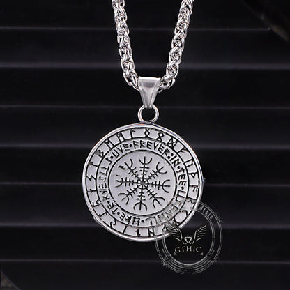 Viking Raven Stainless Steel Nordic Pendant
