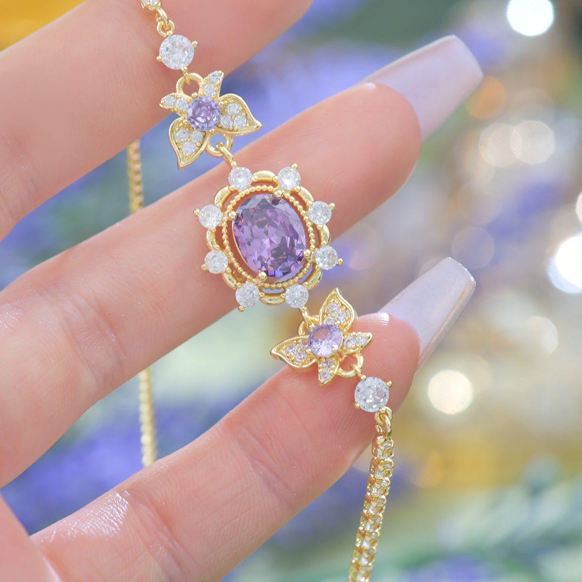 Violet Flutter Bracelet