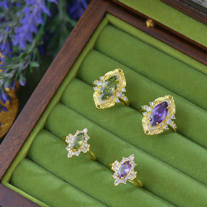 Violet Heirloom Ring