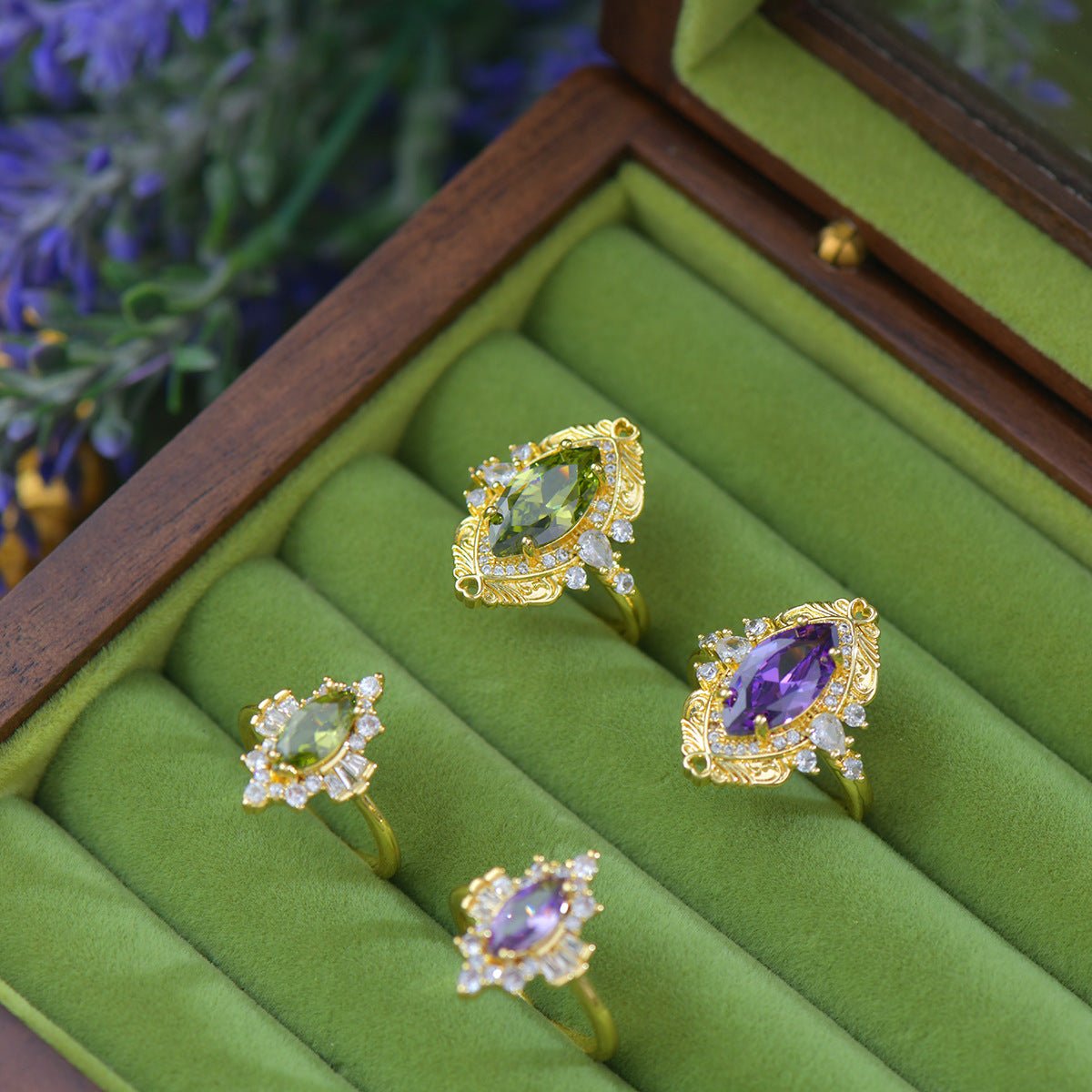 Violet Heirloom Ring