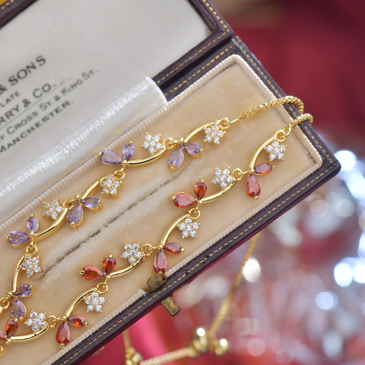 Violet Ivy Bracelet