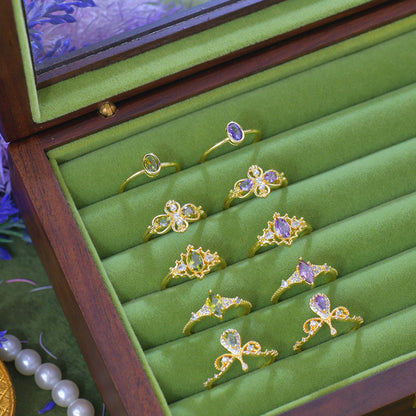 Violet Marquise Muse Ring