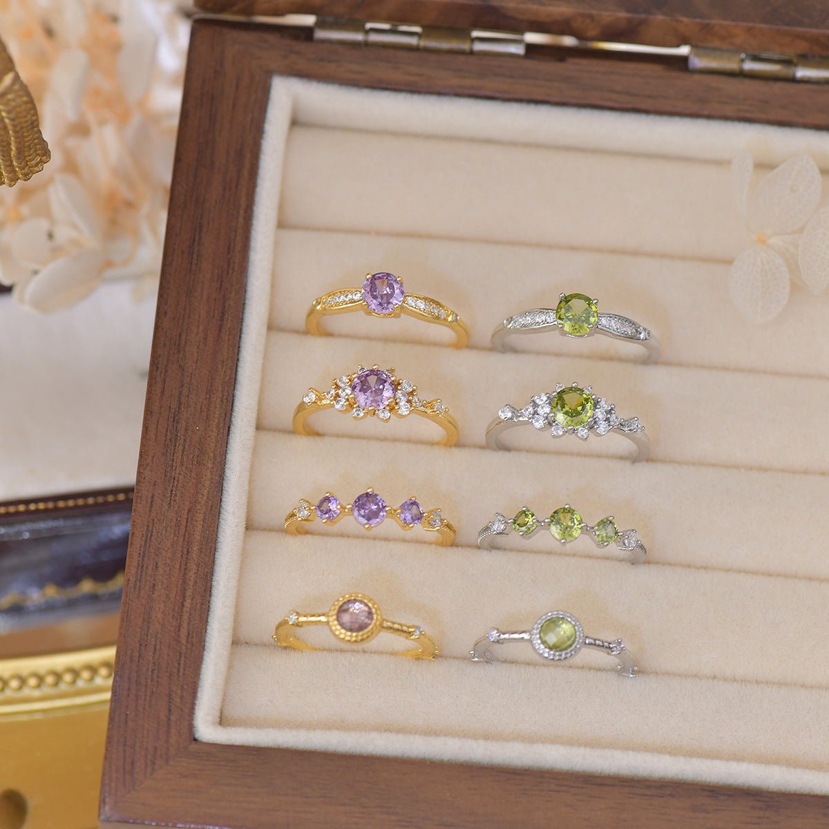 Violet Nova Ring